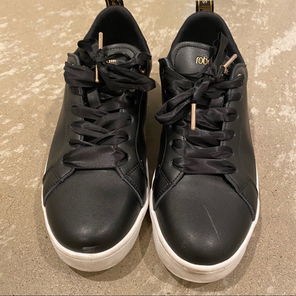 Roberto Cavalli Sport Leather Platform Sneaker